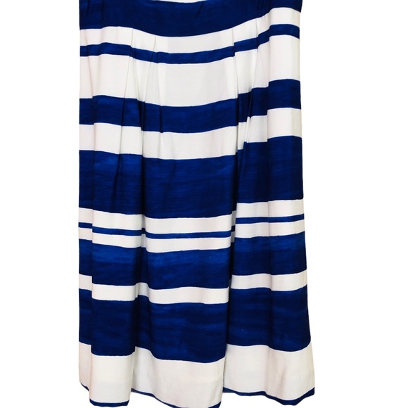 NWT- Ann Taylor aloft Blue & white striped Dress - Picture 4 of 7